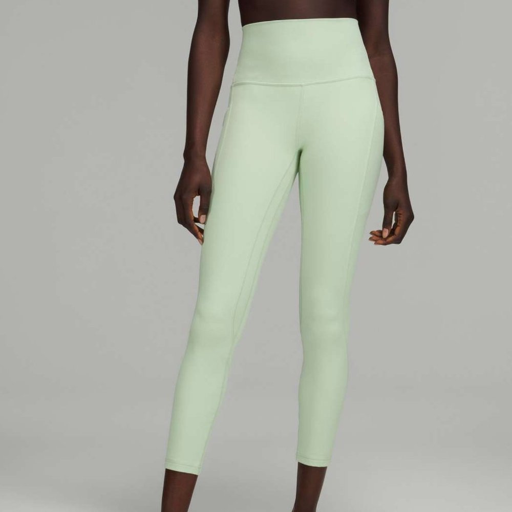 Lululemon Align High-Rise Pant with Pockets 25" - Creamy Mint - Sz 6